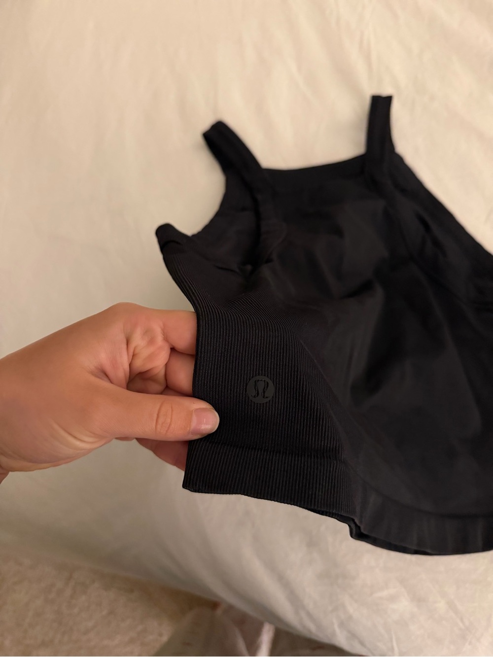 Lululemon Ribbed Black Tank - Picture 3 of 3